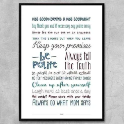 Plakat - Houserules, colors