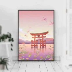 Plakat - Japan is amazing - Itsukushima Torii Gate