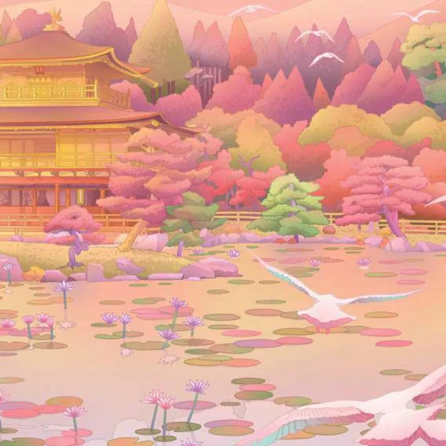 Plakat - Japan is amazing - Kinkaku-Ji