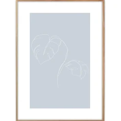 Plakat - One line flower #3