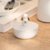 Räder Krukke med låg i Porcelæn - Engel