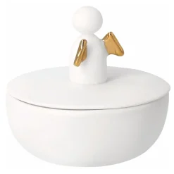 Räder Krukke med låg i Porcelæn - Engel