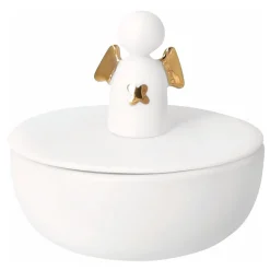 Räder Krukke med låg i Porcelæn - Engel