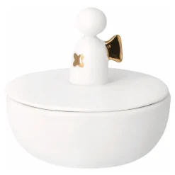 Räder Krukke med låg i Porcelæn - Engel