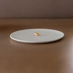 Räder lille fad i porcelæn - Golden Bird