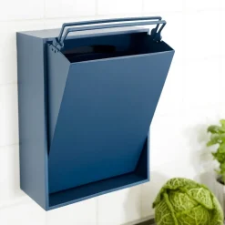 ReCollector væghængt box til affaldssortering - Deep Dive Blue