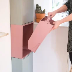 ReCollector væghængt box til affaldssortering - Iron Blue
