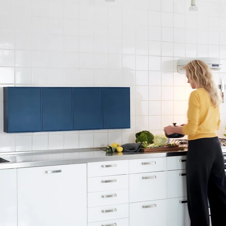ReCollector væghængt box til affaldssortering - Oak Green