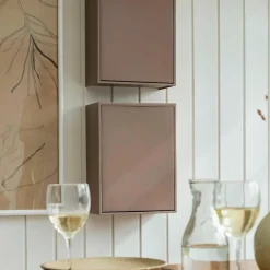 ReCollector væghængt box til affaldssortering - Oak Green