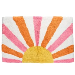 Rex London Bademåtte i tufted bomuld - Solnedgang 50x80 cm