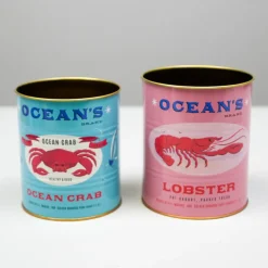 Rex London Metaldåser - Oceans Brand Medium. Sæt med 2 stk