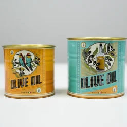 Rex London Metaldåser - Olive Oil mini. Sæt med 2 stk