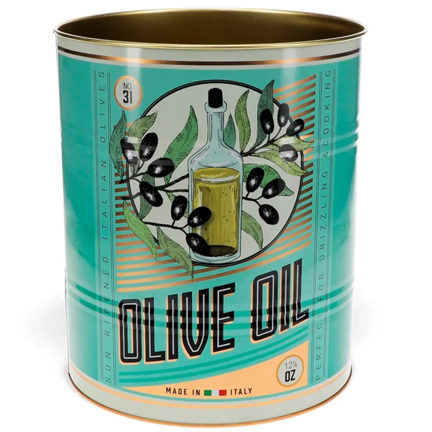 Rex London Metaldåser - Olive Oil XL. Sæt med 2 stk