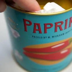 Rex London Metaldåser - Paprika & Peber Medium. Sæt med 2 stk
