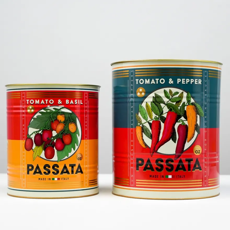 Rex London Metaldåser - Passata XL. Sæt med 2 stk