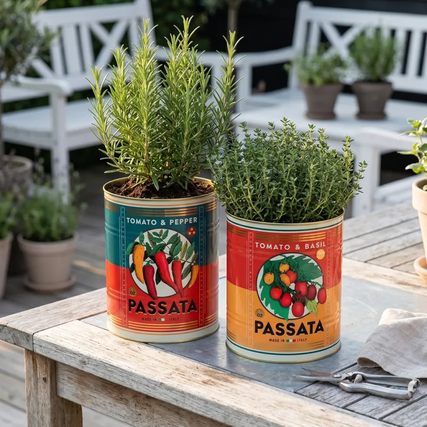 Rex London Metaldåser - Passata XL. Sæt med 2 stk