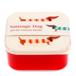 Rex London Snack Boxes. Sæt med 3 stk. DachsHund