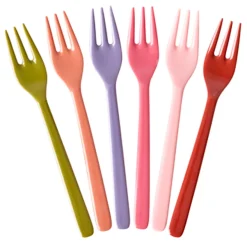 RICE Kagegafler i melamin, Multi Colors, 26