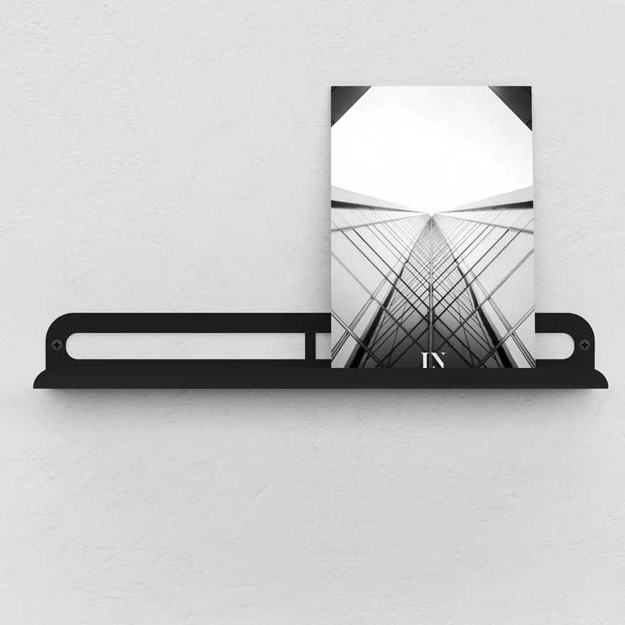 SECTOR Gallerihylde i metal - 27,5 cm. Sort