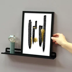SECTOR Gallerihylde i metal - 40 cm. Sort