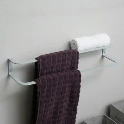 Sector Håndklædeholder til væggen - Grå 60 cm