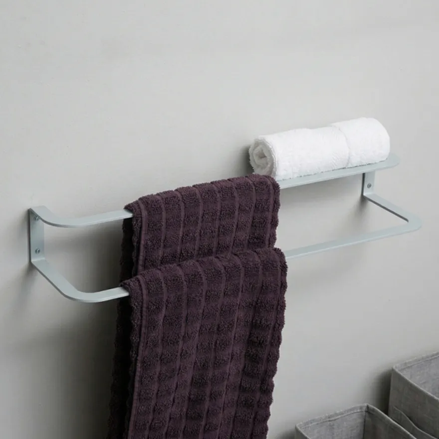 Sector Håndklædeholder til væggen - Grå 60 cm