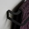 Sector Håndklædeholder til væggen - Sort 60 cm