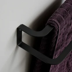 Sector Håndklædeholder til væggen - Sort 60 cm