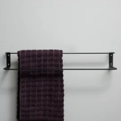 Sector Håndklædeholder til væggen - Sort 60 cm