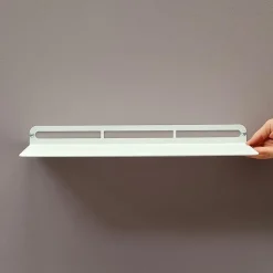 SECTOR hylde i metal - 40x15 cm. Hvid