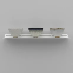 SECTOR hylde i metal - 60x15 cm. Hvid