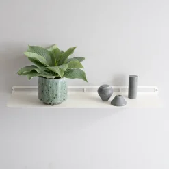 SECTOR hylde i metal - 60x15 cm. Hvid