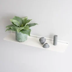 SECTOR hylde i metal - 60x15 cm. Hvid