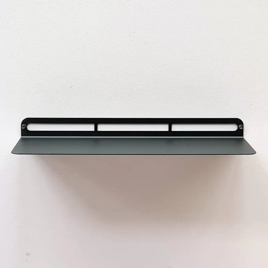 SECTOR hylde i metal - 40x15 cm. Sort