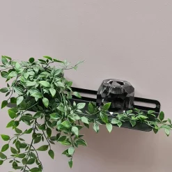 SECTOR hylde i metal - 40x15 cm. Sort