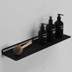 SECTOR hylde i metal - 60x15 cm. Sort