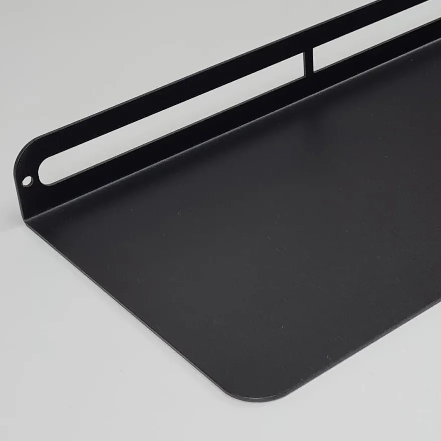 SECTOR hylde i metal - 60x15 cm. Sort