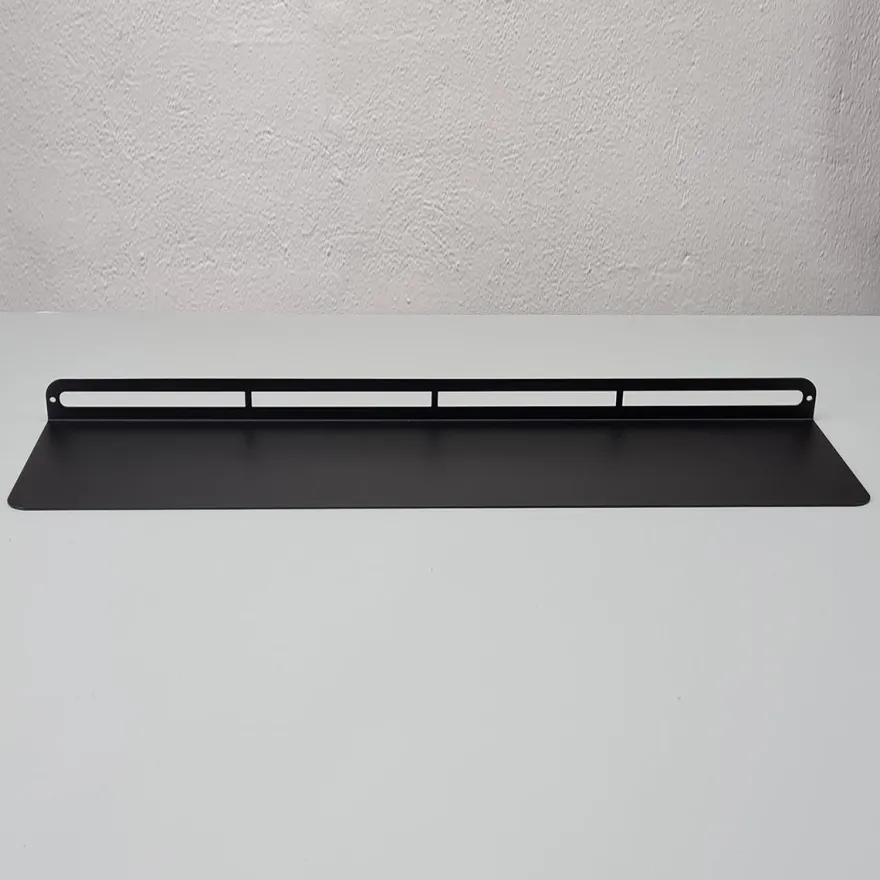 SECTOR hylde i metal - 60x15 cm. Sort