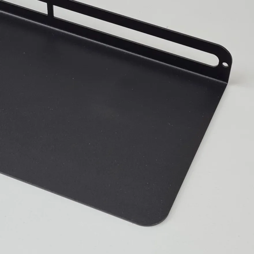 SECTOR hylde i metal - 60x15 cm. Sort