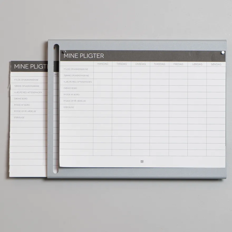 SECTOR Noteboard - A4 Magnettavle - Grå