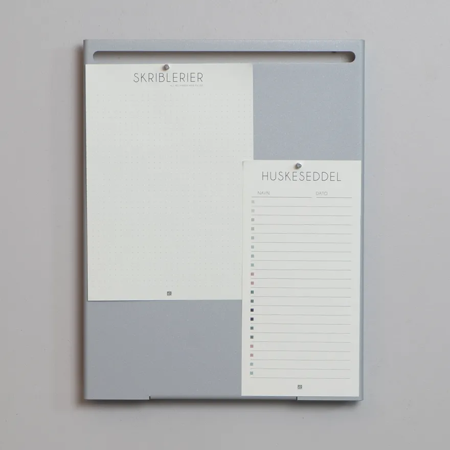SECTOR Noteboard - A4 Magnettavle - Grå