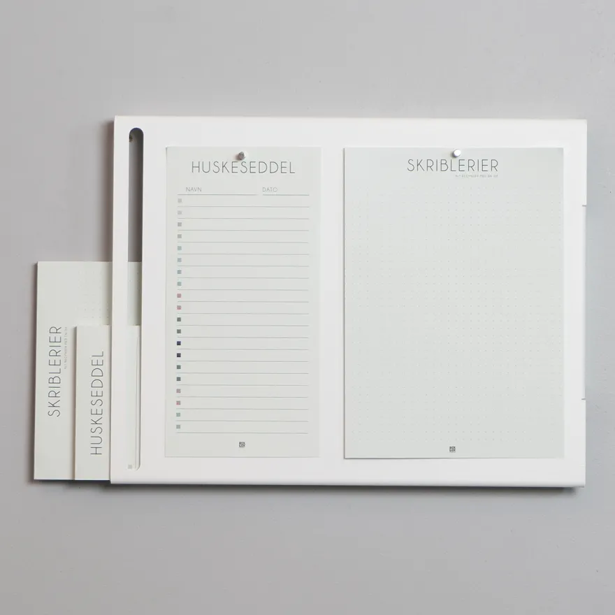 SECTOR Noteboard - A4 Magnettavle - Hvid
