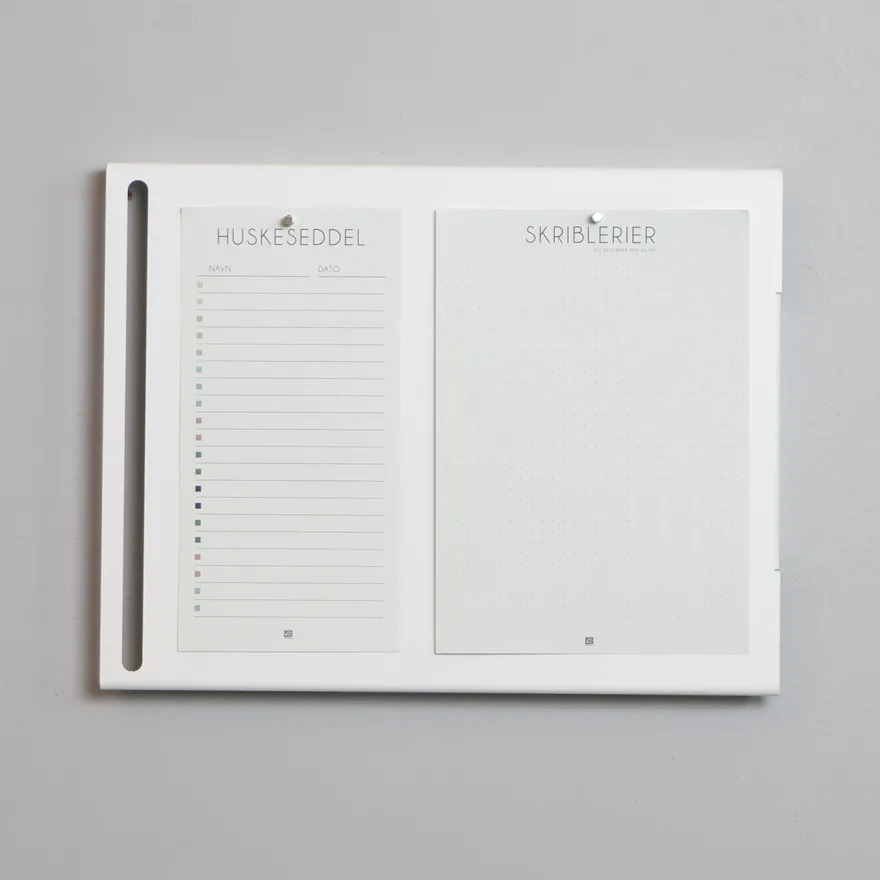 SECTOR Noteboard - A4 Magnettavle - Hvid