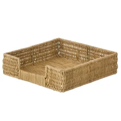 Servietholder i Rattan 22x22cm. Fra Bungalow