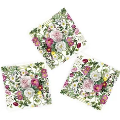 Servietter af FSC papir. Pakke m. 20 stk - Rose Flower Garden