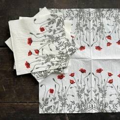 Servietter af FSC papir. Pakke m. 20 stk. - Poppy