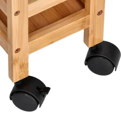 Smal rullevogn i bambus på hjul - Niche