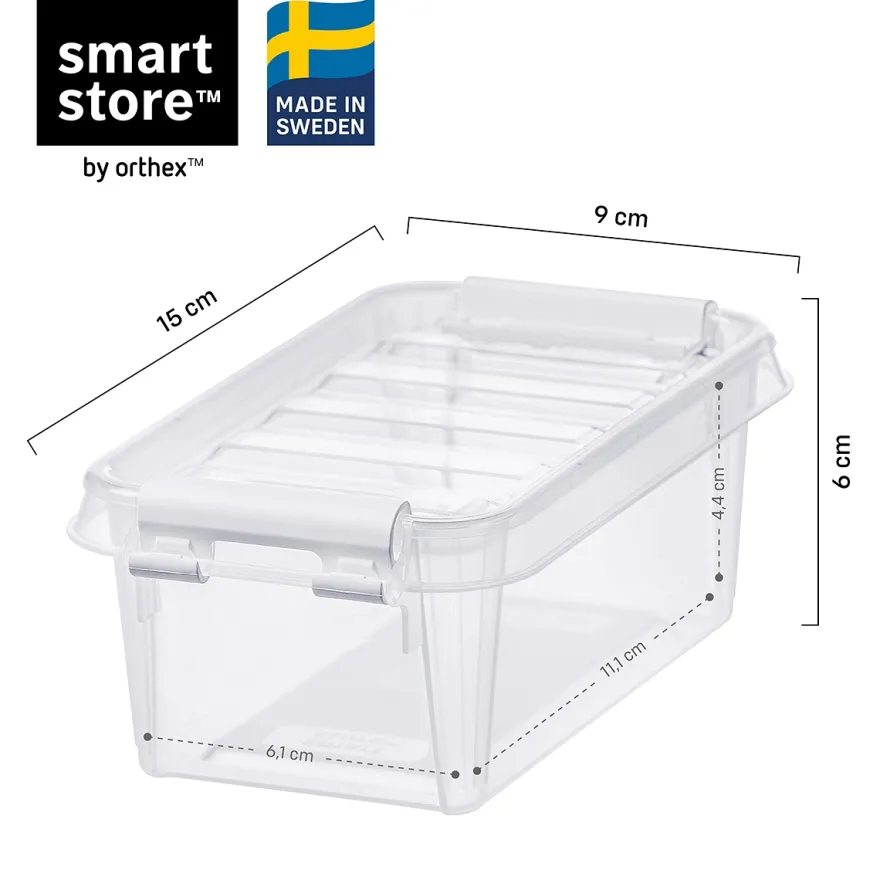 SmartStore Classic - Str. 0,5 - Plastikkasse med låg