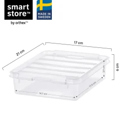 SmartStore Classic - Str. 1 - Plastikkasse med låg