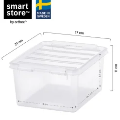 SmartStore Classic - Str. 2 - Plastikkasse med låg